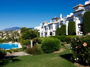 A residence area in Puerto Banus