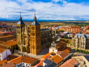 Aerial view of Astorga