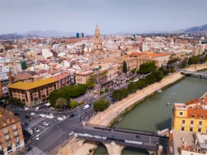 Aerial view of Murcia