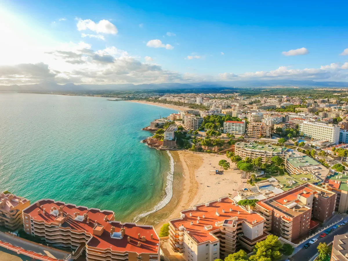 Aerial view of Salou, Catalonia