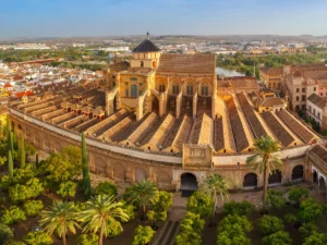 Aerial view of the Mezquita in Cordoba