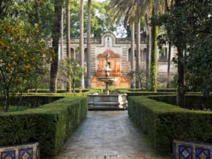 Alcazar Gardens in Seville