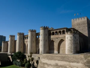 Aljafería palace was built during the Islamic period in Zaragoza