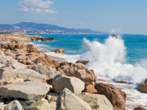 Badalona is nestled in Catalonia, Spain