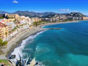 Beach in Almunecar, Costa Tropical