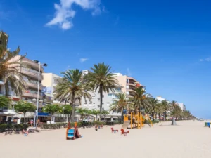 Beach in Calafell, Catalonia
