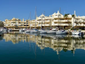 Benalmadena port on Costa del Sol, Andalusia