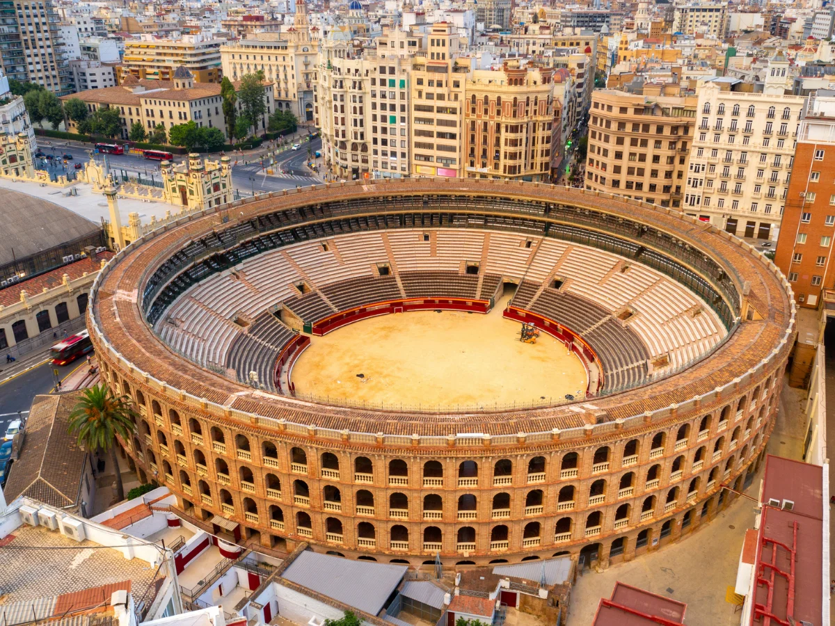 Bull arena in Valencia