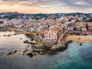 Calella de Palafurgell is a beautiful town close to Barcelona