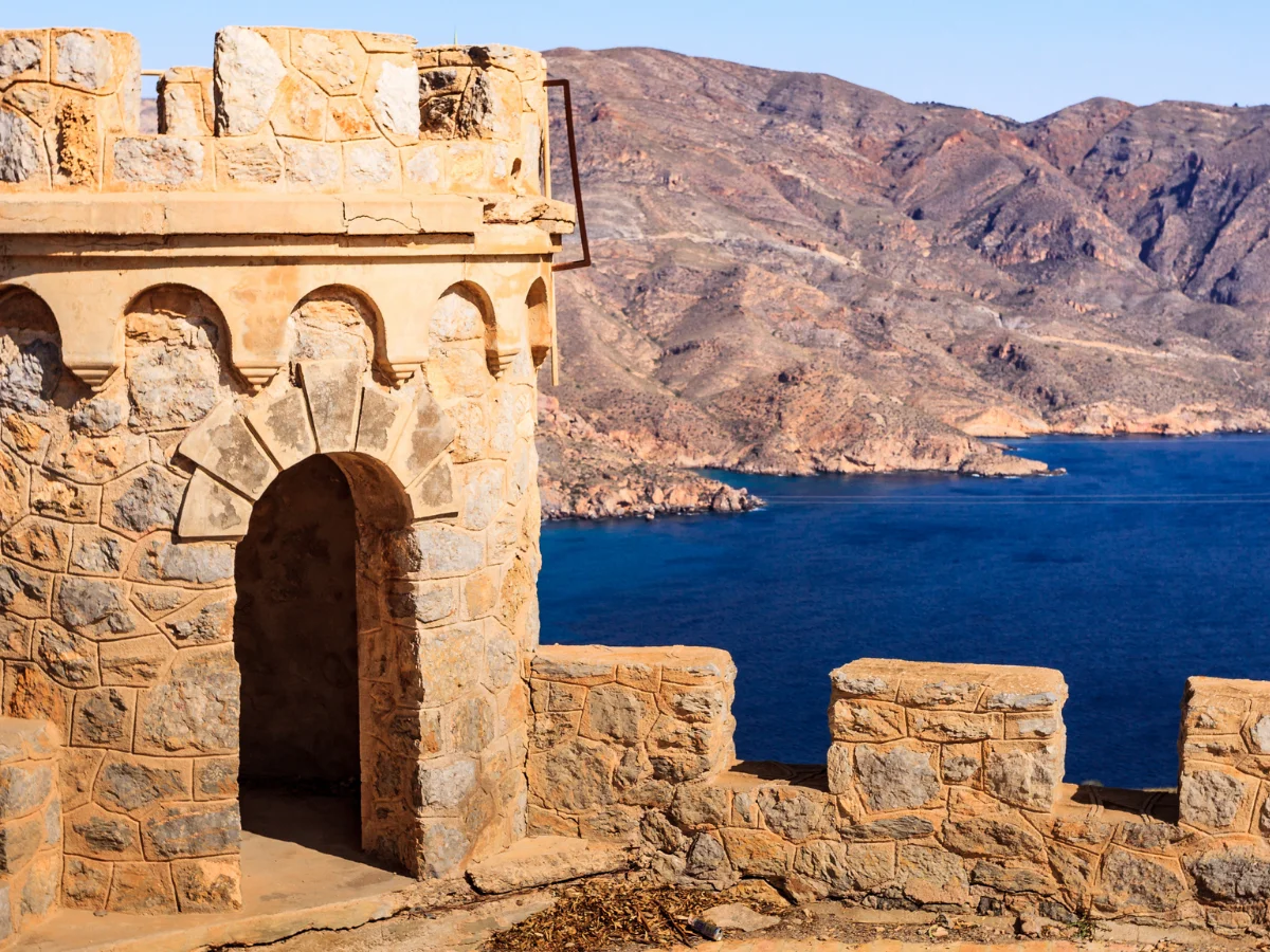 Castillitos Battery in the Murcia Region, Spain