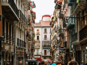 Estafeta street in Pamplona