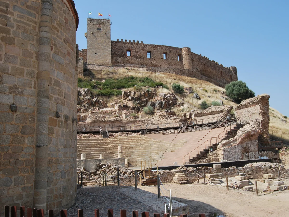 Explore the Roman theater of Medellín