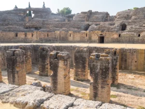 Explore the ruins of the Roman city Itálica in Spain