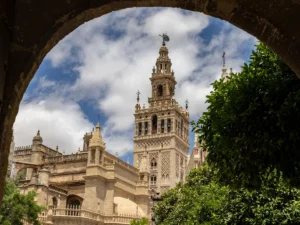 Giralda tower and the cathedral of Seville