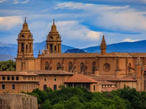 Gothic cathedral of Santa Maria la Real in Pamplona