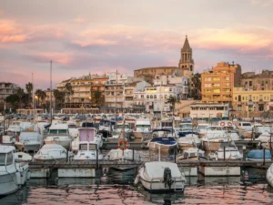 Harbour in Palamós, Catalonia