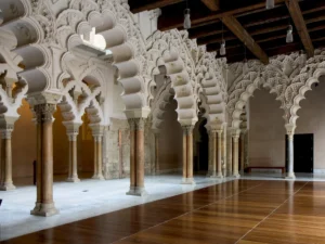 Inside La Aljaferia in Zaragoza