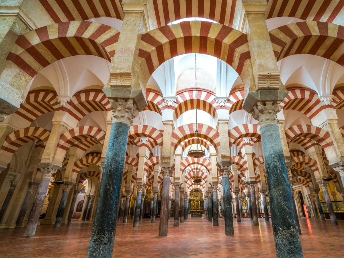 Inside the Mezquita-Catedral in Cordoba