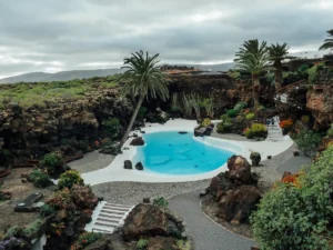 Jameos del Agua, a cave in the Canarie Islands