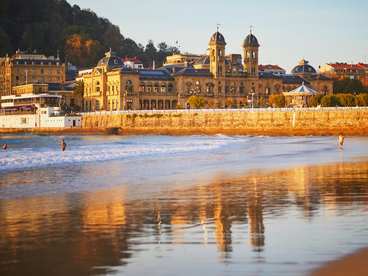 La Concha beach in San Sebastian