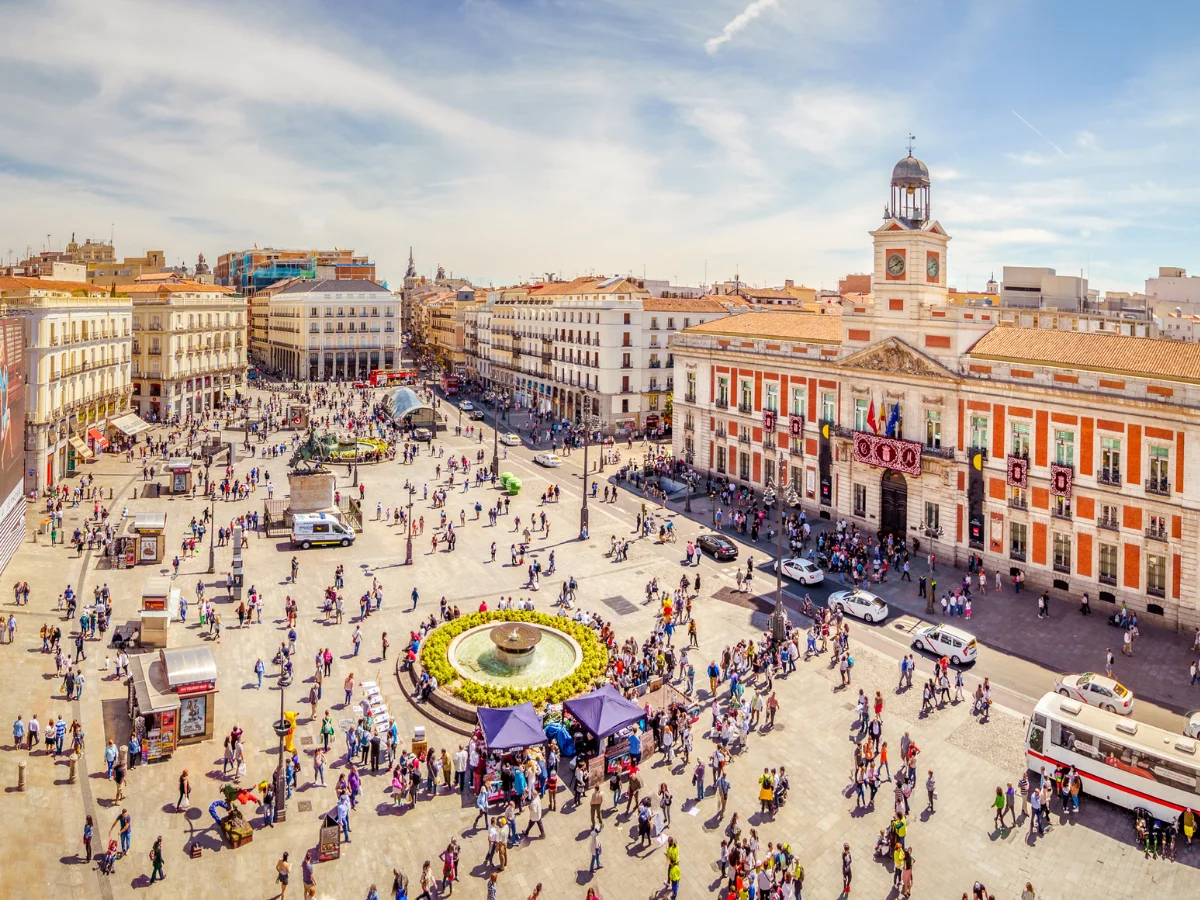 La Puerta del Sol in Madrid
