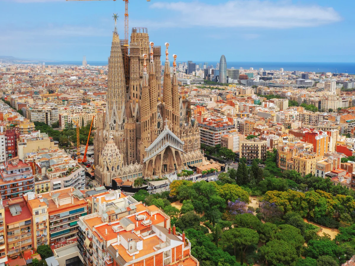 La Sagrada Familia Cathedral in Barcelona