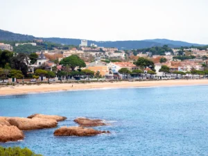Palamos beach on Costa Brava, Spain