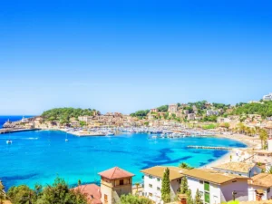 Port of Soller in Mallorca