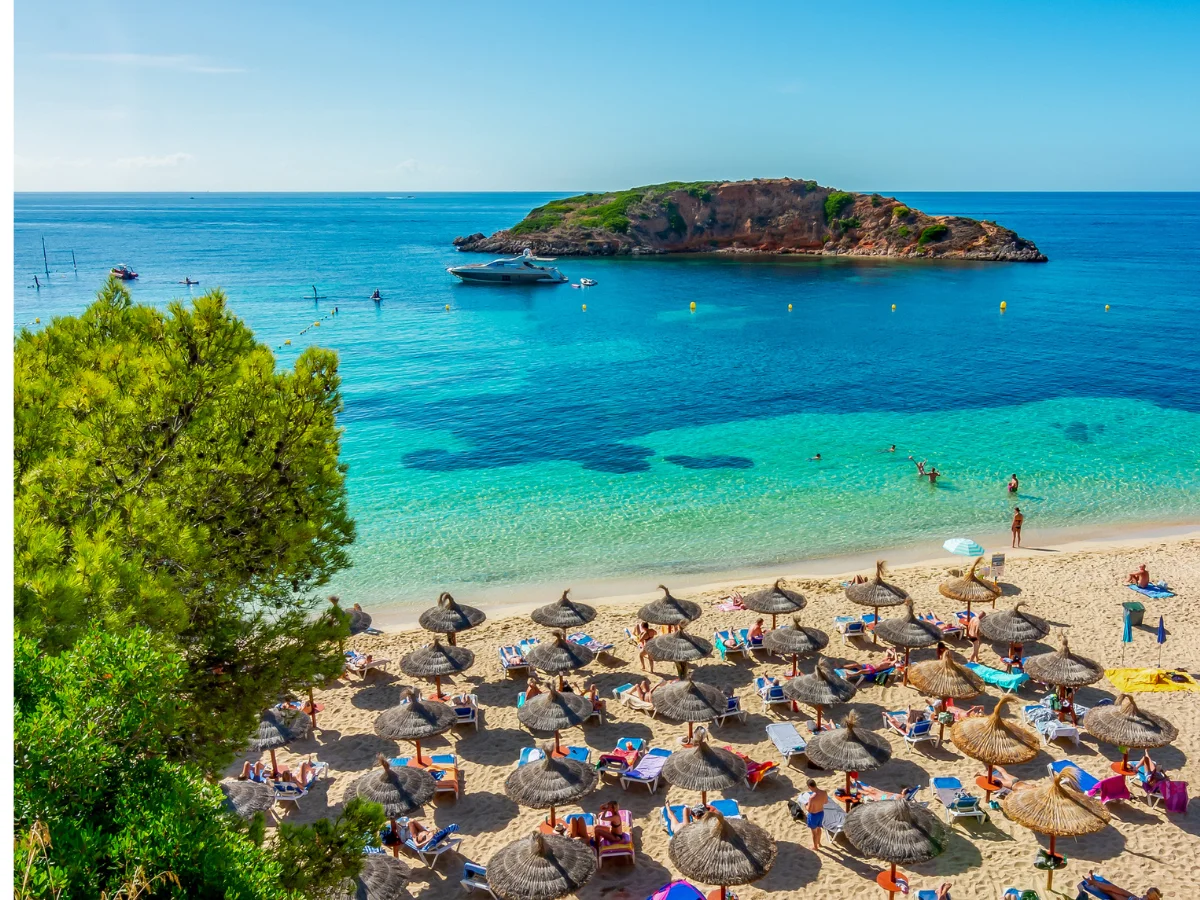 Portals Nous beach, Mallorca in Spain