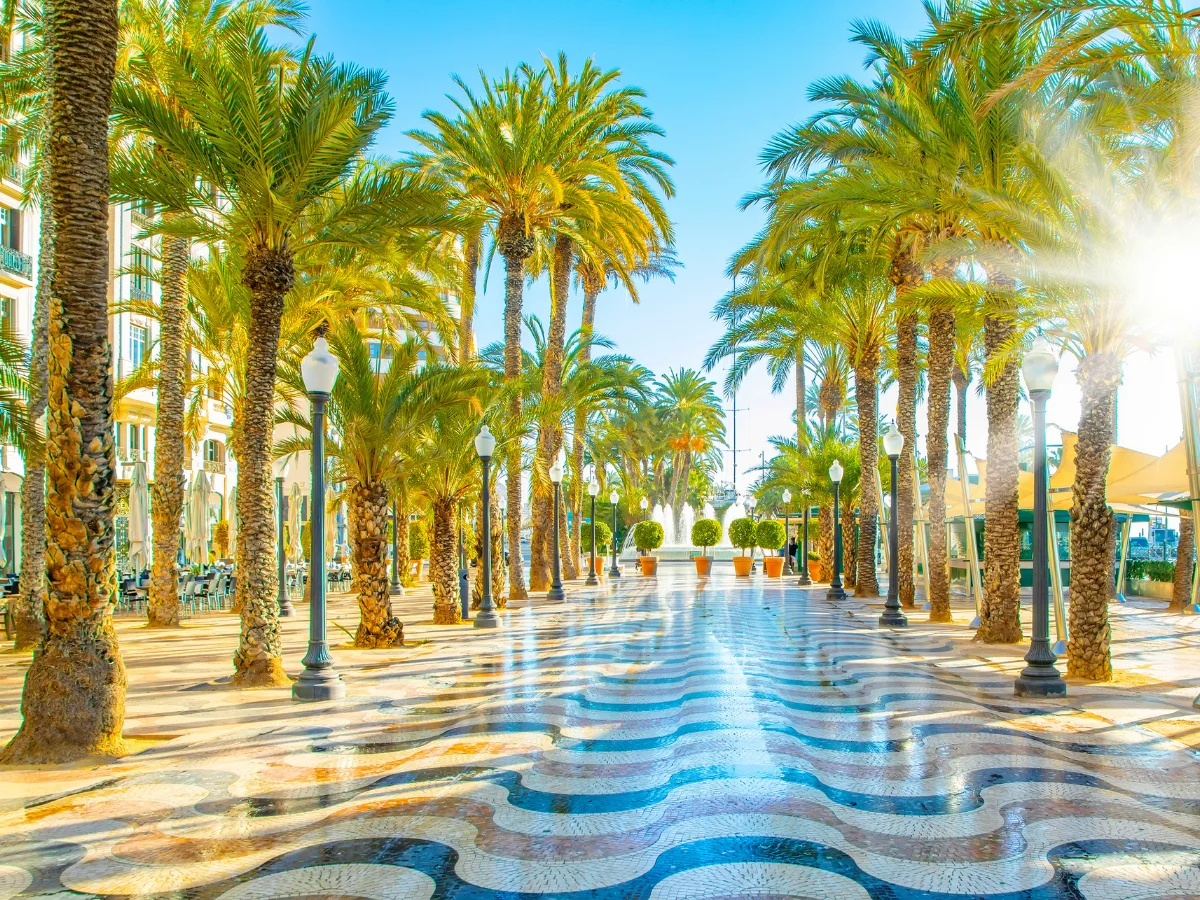 Promenade in Alicante City