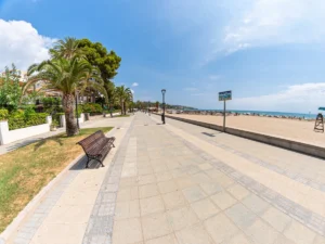 Promenade in Benicasim, Spain
