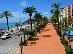 Promenade in Lloret de Mar, Costa Brava