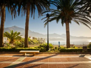 Promenade in Nerja, Southern Spain