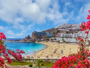 Puerto Rico village in Gran Canaria is beautiful