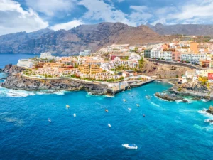 Puerto de Santiago town in Tenerife is beautiful