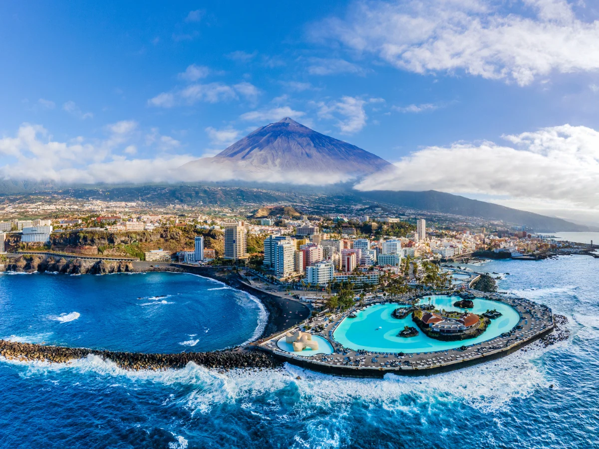 Puerto de la Cruz in Tenerife, Canarie Islands