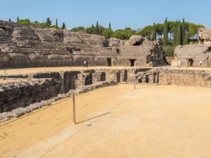 Roman Amphitheater in Itálica, Spain