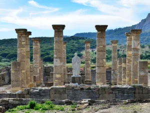 Roman ruins in Baelo Claudia in Spain