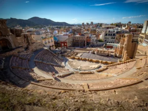 Roman theater in Cartagena is beautiful