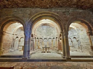 Romanesque church of the monastery of San Juan de la Peña, Spain