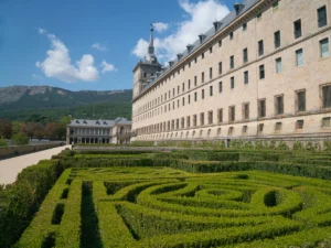 Royal Monastery of San Lorenzo de El Escorial in Spain is beautiful