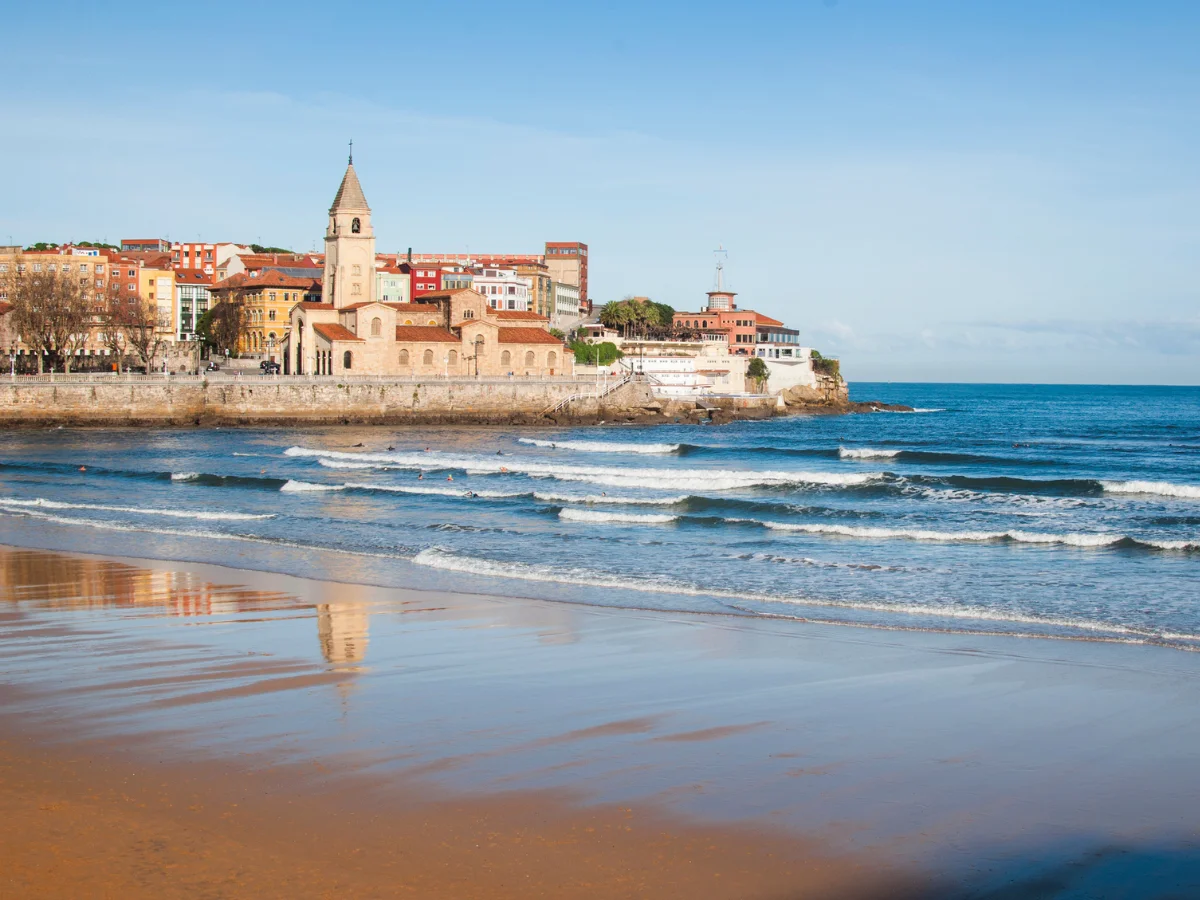 San Pedro church in Gijon