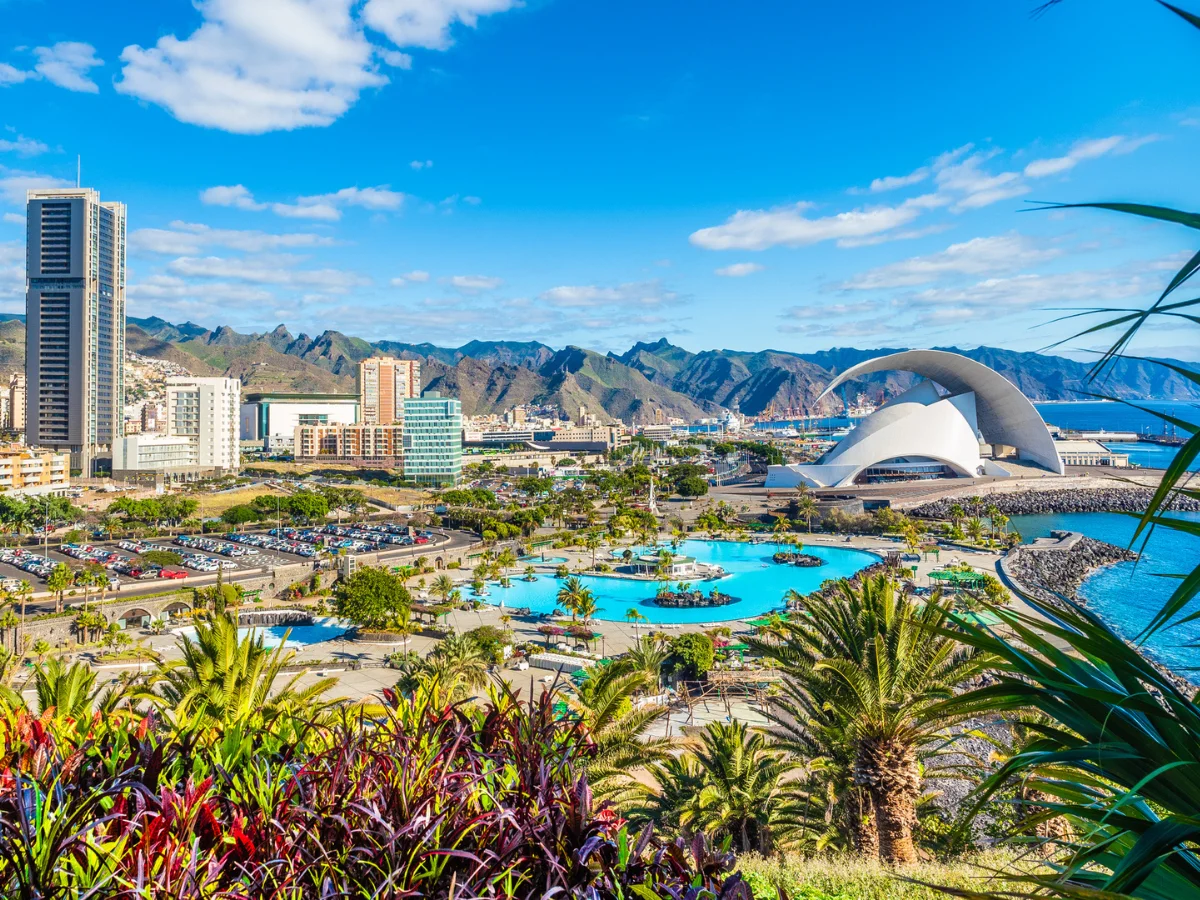 Santa Cruz de Tenerife is a popular winter destination in Spain