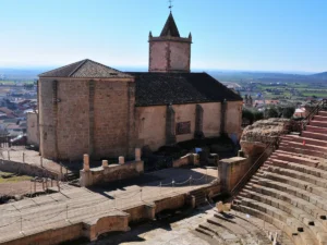 St Martin church in Medellin, Spain