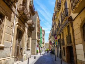 Street in Reus, Catalonia