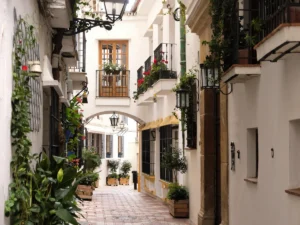 Street in the old town of Marbella
