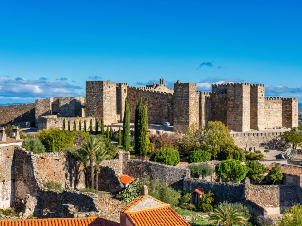 The Arabic castle in Trujillo, Spain