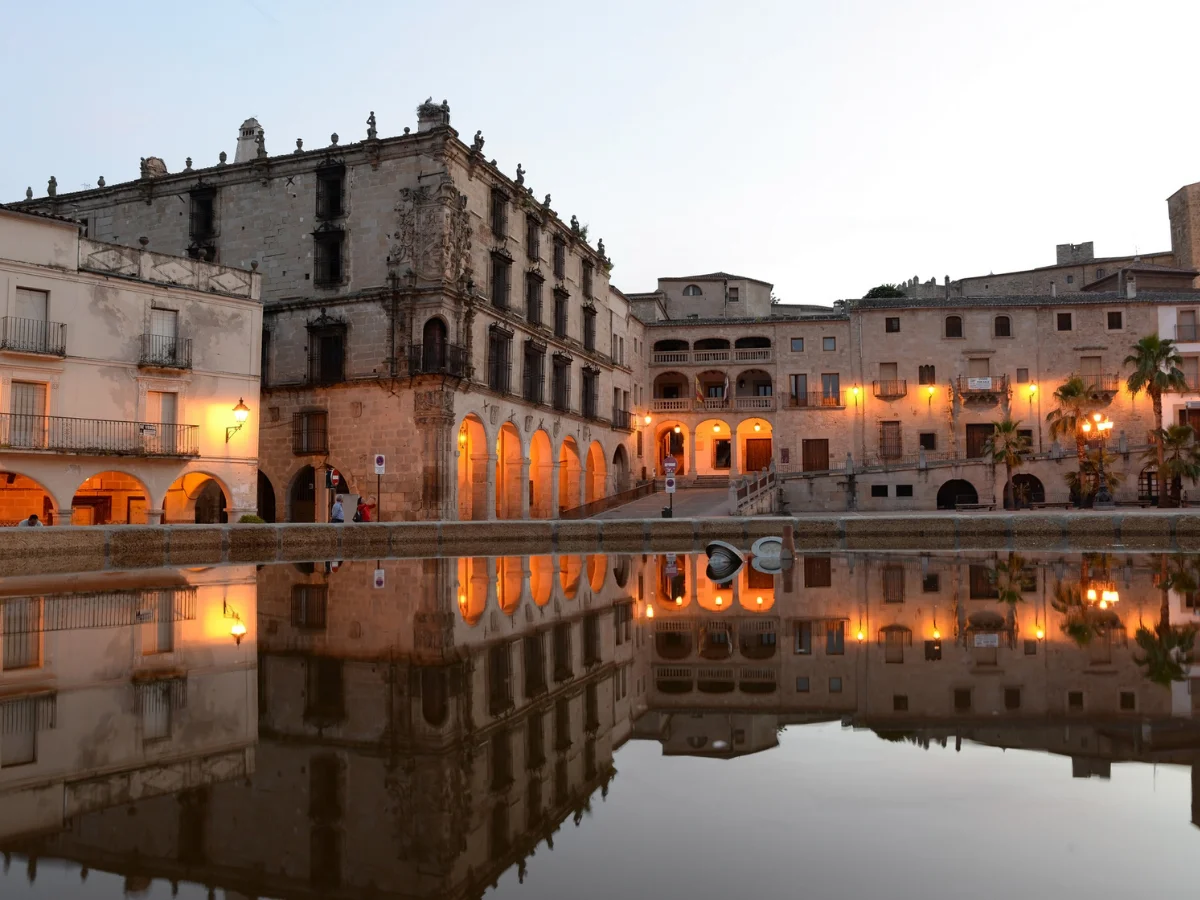 The Plaza Mayor in Trujillo