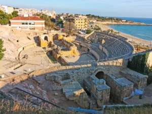 The Roman amphitheatre in Tarragona, Catalonia