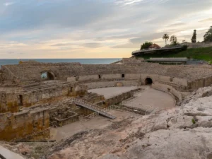 The Roman amphitheatre in Tarragona, Spain